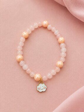 Pink Clouds Handcrafted bracelet by me